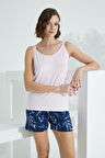 Bambu İp Askılı Yazlık Kadın Şort Takım 70010