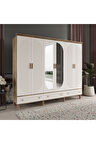 SOHO 6 KAPAKLI AYTAŞI GARDIROP TAMAMI MDF