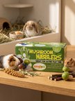 SVGPT Doğal Ahşap Mantar Kemirme Oyuncağı - Hamster, Tavşan ve Ginepig