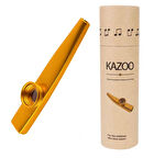 MK-01Y Metal Kazoo Kutulu Alüminyum Alaşım Sarı