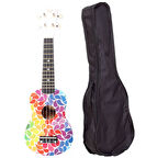 Angel AUK21-MCPT Soprano Ukulele Kılıflı