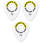 Jim Dunlop 428X0.73 Gitar Pena 3 Adet (0.73 mm) Tortex Flex X 