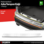 S-Dizayn Renault Traffic Krom Arka Tampon Eşiği Geniş Model 2001-2014 A+ Kalite