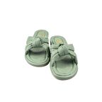 SİA ÇANTA ÖNÜ BÜZGÜLÜ KADIN TERLİĞİ , TAM ORTAPEDİK RAHAT SANDELET TARZI  TABAN VE KAYDIRMAZ SİLİKON TABAN YAZLIK  Kadın TERLİK