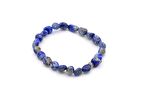 HAKİKİ AMORF KESİM DOĞAL LAPİS LAZULİ TAŞI BİLEKLİK 1.KALİTE 002
