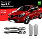 S-Dizayn Renault Clio 4 HB Krom Kapı Kolu 4 Kapı 2012 Üzeri Sensörlü