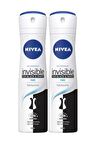 Nivea Invısıble Black&white Pure Deosprey 150 ml 2'li Paket