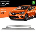 S-Dizayn Renault Clio 5 Krom Cam Çıtası 4 Prç 2019 ve Üzeri