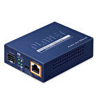 100/1000BASE-X SFP to 10/100/1000BASE-T 802.3bt PoE++ Media Converter (95 Watts) TdrTR
