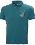 Helly Hansen Hp Race Erkek Polo Tişört HHA.34416.453 Yeşil