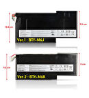 MSI GF75 Thin 9SCSR(MS-17F4) Notebook Batarya Laptop Pil