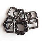 Çanta Aksesuar 10Lu Füme 2 Cm Kare Halka