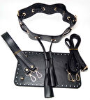 Çanta Aksesuar Siyah  Renk Torba Çanta Seti