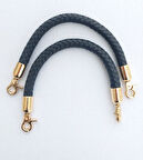 Çanta Aksesuar Örme Çanta Sapı, Lacivert Renk