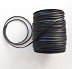 Çanta Aksesuar Siyah Renk Gerçek Deri 3 Mm Metrelik Deri İp