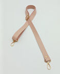Çanta Aksesuar Suni Deri Ayarlı Çanta Sapı 120X2.4 Cm Pudra Light Gold Metal