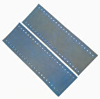 Çanta Aksesuar Crazy Oil Saks Mavi Gerçek Deri Tutma Sapı 18X6 Cm Simit Sap