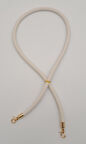 Çanta Aksesuar Suni Deri Kordon Çanta Sapı Bej Renk Light Gold Metalli