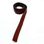 Çanta Aksesuar Taba Renk Croco Desen Gerçek Deri 100x2 cm Şerit  Deri