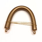 Çanta Aksesuar 27 cm Rulo Model Suni Deri Rugan Gold Çanta Sapı Light Gold Metalli