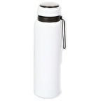 Süzgeçli Paslanmaz Çelik Termos (1000 ML) - Beyaz