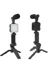 Profesyonel Vlog Seti – Tripod + Mikrofon + LED Işık 🎥 | Youtube / Tiktok / Canlı Yayın / Röportaj 