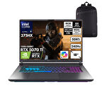 ASUS ROG STRIX G18 Ultra 9-275HX 40-GBDDR5 4 TBSSD RTX5070TI (12GB-GDDR7) 18" 2.5K WQXGA 240HZ Windows 11 Home + HMF Sırt Çantası G815LR-S9156HMF36