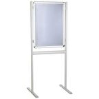 B1 70x100 cm Yüksek Alüminyum Tek Taraflı Mobil Kaldırım Reklam Poster Pano