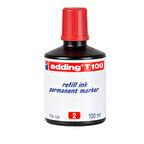 Edding Legamaster Beyaz Tahta Kalemi Mürekkebi 100 ml 1 Adet Kırmızı