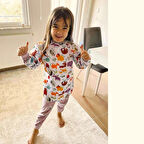 yorni 7-10 Yaş, Zoo, Sıvı Geçirmez, Makinede Yıkanabilir, Uzun Kollu Çocuk, Aktivite Boyama Önlüğü