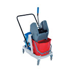 Rulopak Çift Kovalı Temizlik Seti Plastik Presli