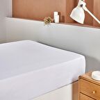 Taç Çift Kişilik 45 x 80 Su Geçirmez Alez Beyaz