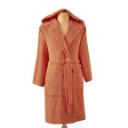 Taç Pamuk 12-15 Yaş Genç Bornoz Turuncu