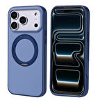 iPhone 17 Pro Max Kılıf MgSafe Şarj Özellikli Standlı Proton Silikon Kapak