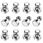 Valkyrie 12 Adet Yüksek Kalite Güçlü Neodyum Mıknatıs Buzdolabı Magnet Fotoğraf Evrak Kağıt Tutucu