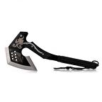 Valkyrie İşlemeli Tomahawk Kamp Balta Çelik Saplı Kılıflı