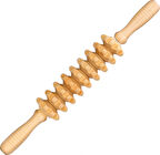 Valkyrie Medikal Ahşap Masaj Merdanesi Bel Boyun Sırt Bacak Masaj Aleti Selült Giderici 1. Kalite