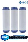 Açık Kasa Su Arıtma Cihazı 10 İnç Aktif Karbon  Udf Gac Karbon Filtre (3 ADET)