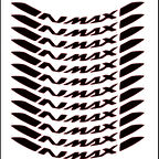 Yamaha NMAX Jant Şeridi Parlak Siyah