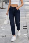 CEDY DENIM Kadın Yüksek Bel Soho Boyfriend Jean C599
