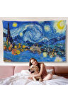 Vincent Van Gogh - Yıldızlı Geceler Duvar Örtüsü - Starry Night-7172