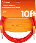 Fender Ombré Instrument Cables Tequila Sunrise 3 Metre Enstrüman Kablosu