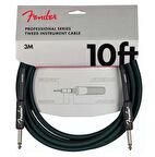 Fender Professional 3m Tweed Sherwood Green Enstrüman Kablosu