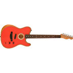 Fender Limited Edition Acoustasonic Player Telecaster Gülağacı Klavye Fiesta Red Elektro Akustik Gitar