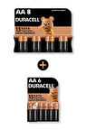 Duracell Basic Kalın Kalem Pil 14'lü AA