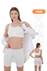 Mikro Fiber Kadın Uzun Boxer 3'lü Özel Paket - S/m, L/xl
