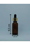 Damlalıklı 20 ml 5 Adet Amber Şişe