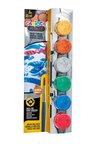 Carioca Tempera Suluboya Süper Yıkanabilir Fırçalı 25 Ml 6 Renk Metalik 40426