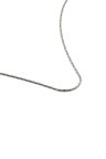 Erkek İnce Çelik Zincir Kolye Gümüş Renk 55 cm 1 mm Kararmaz Minimal Tasarım