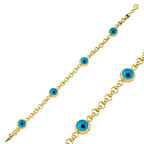 Altın Nazar Boncuğu Bileklik